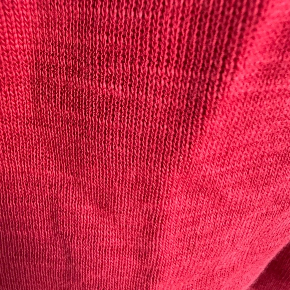 Tommy Bahama Mens XL Red Pima Cotton Tencel Blend Quarter Zip‎ Pullover Sweater